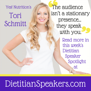 Dietitian Speaker Tori Schmitt